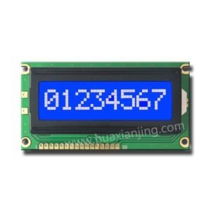 8x1 Monochrome Character LCD Module - 0801B