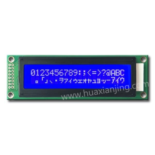 20x2 Monochrome Character LCD Module - 2002A