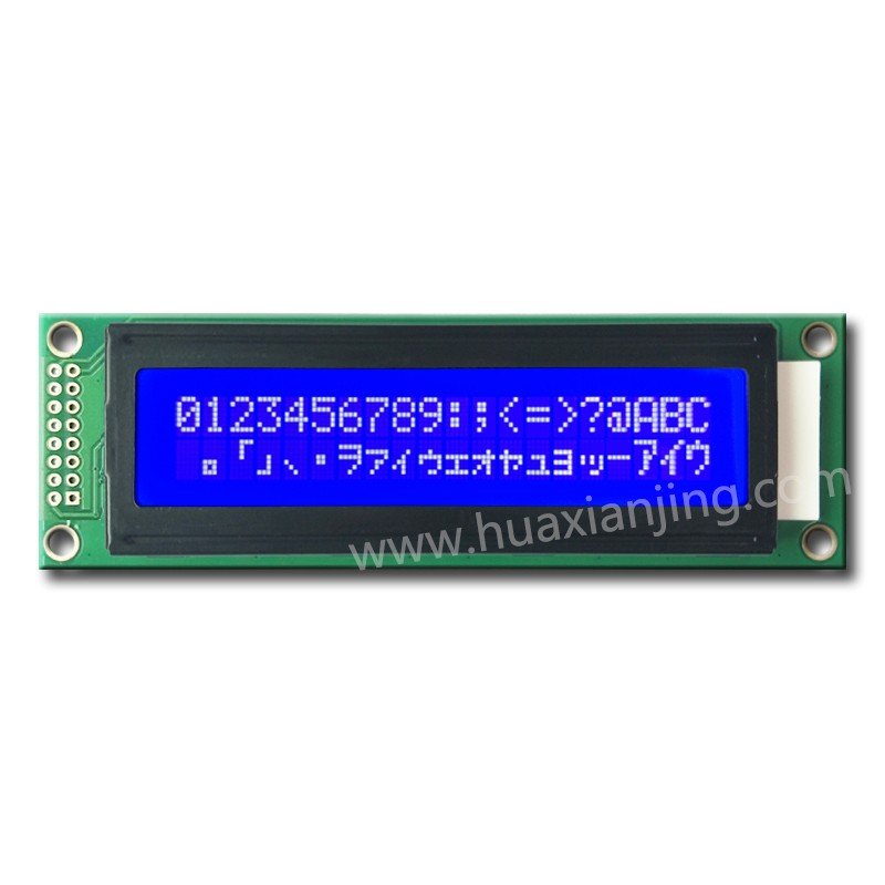 20x2 Monochrome Character LCD Module - 2002A