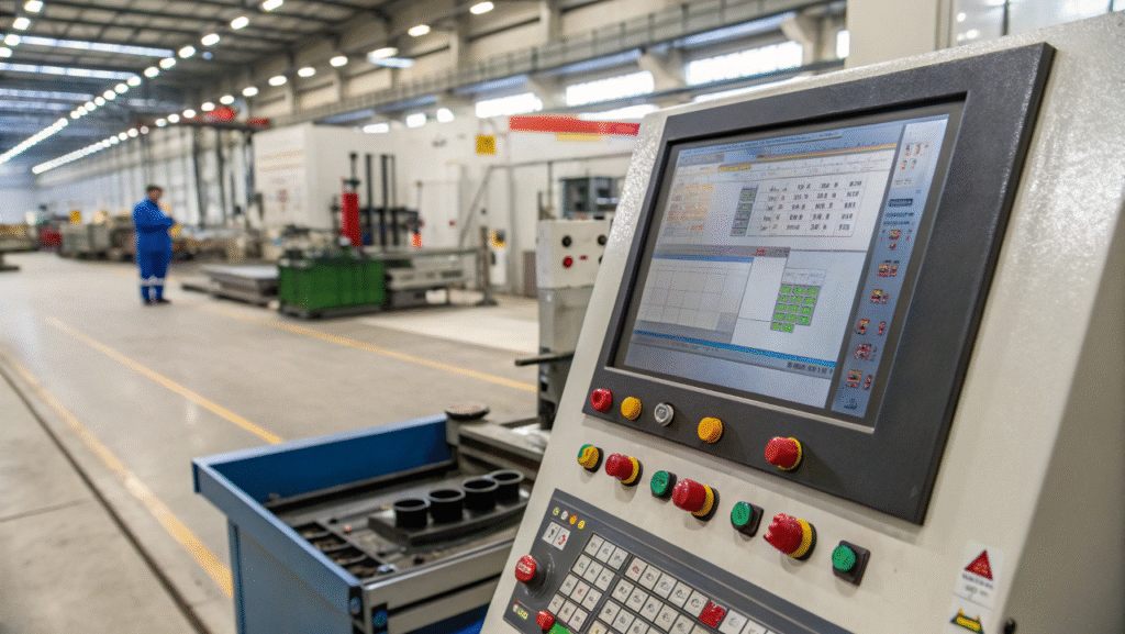 industrial screen application on industrial mahcin