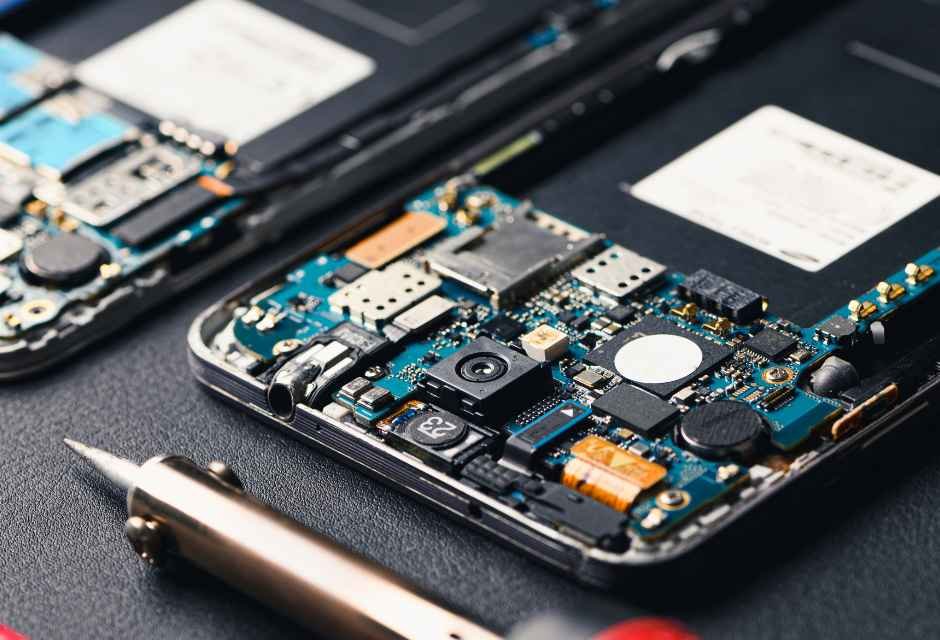 FPC installed in a smartphone