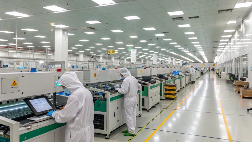 LCD module production factory