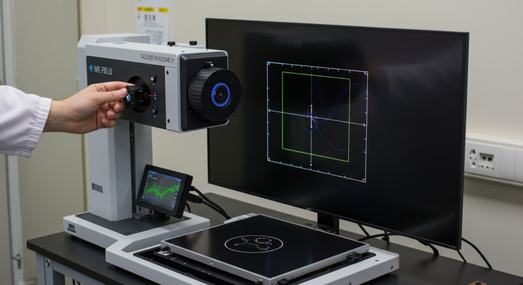 Measuring LCD viewing angles with specialized equipment