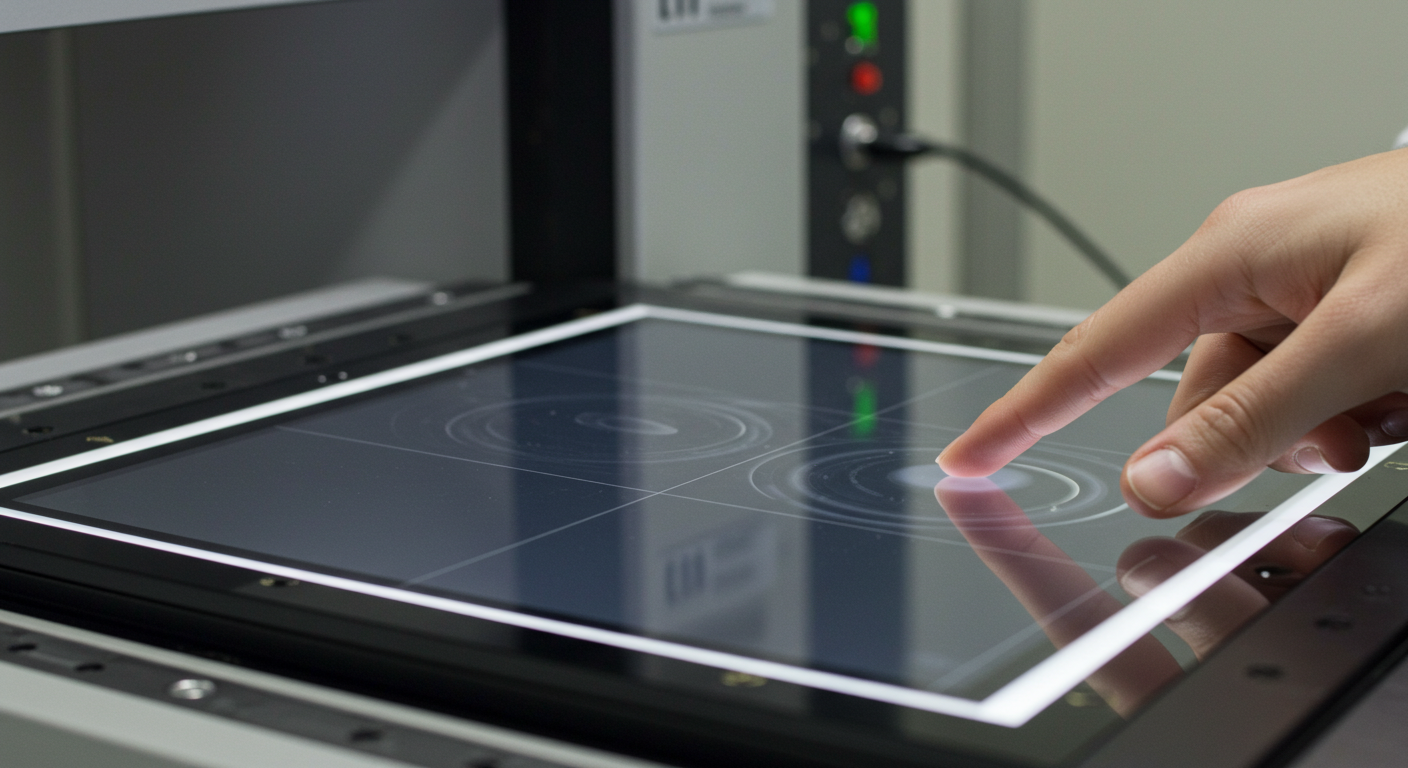 What is touch response time and why is it important for LCD touchscreens?