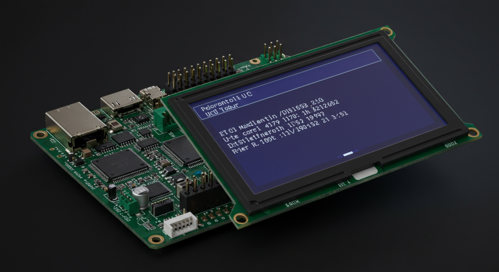 monochrome LCD controller board