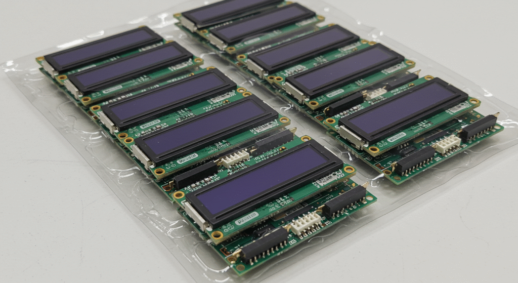 Pack of 20 pieces of 1602 LCD modules, ideal for bulk prototyping