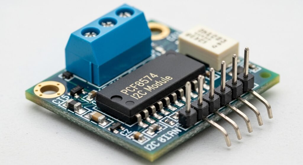 Based on the PCF8574 chip I2C module