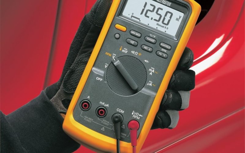 Multi meter with LCD display