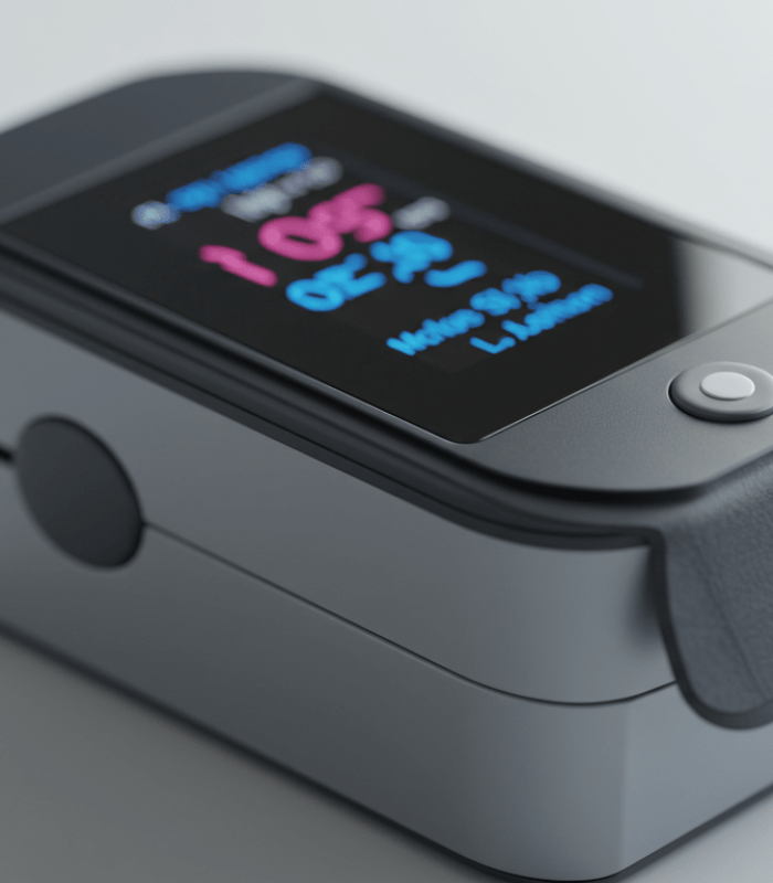 PMOLED Application on Oximeter