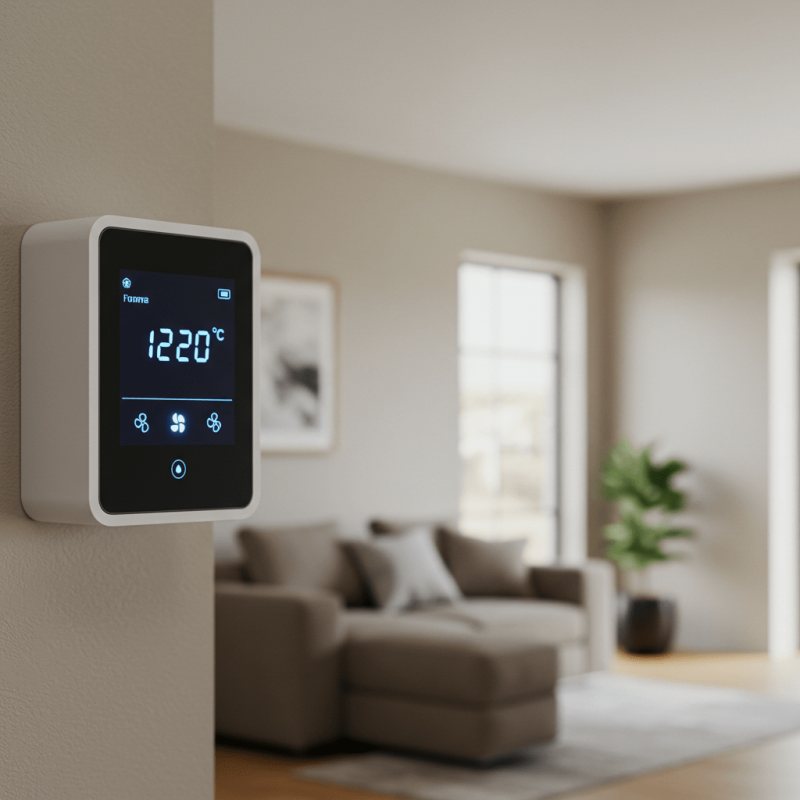 PMOLED Application on Air Conditioner