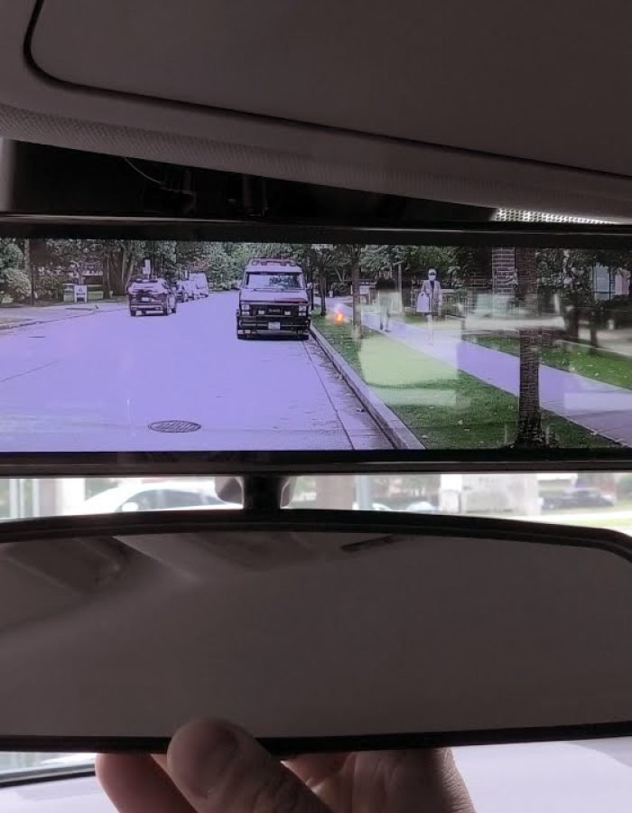 application on Smart Rear View Mirror