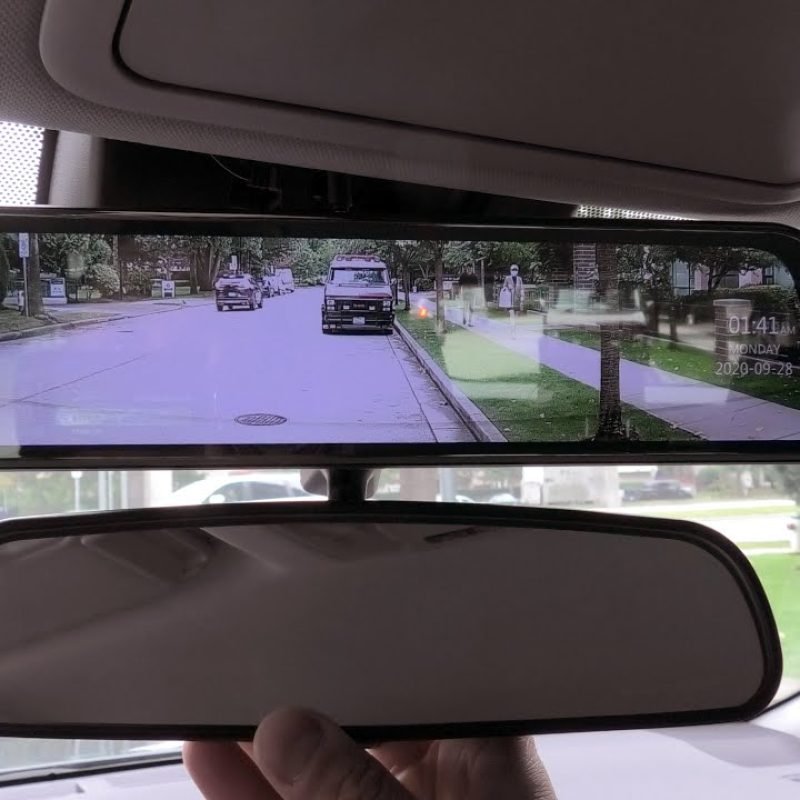 application on Smart Rear View Mirror