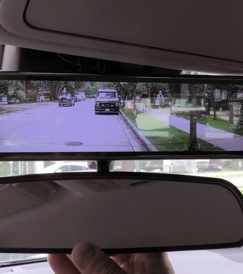 application on Smart Rear View Mirror