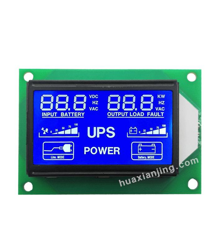 Segment Display Module Application on Battery Dashboard