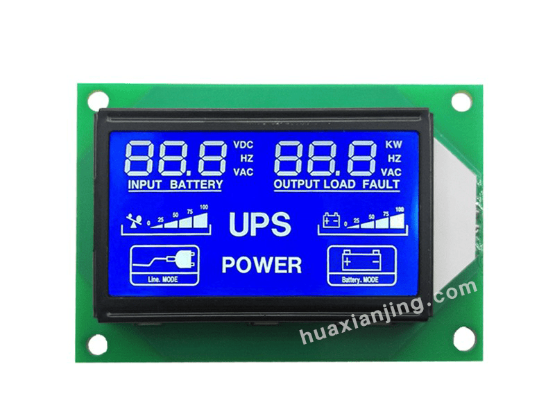 Segment Display Module Application on Battery Dashboard