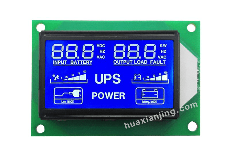 Segment Display Module Application on Battery Dashboard